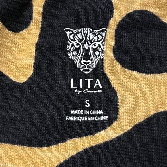 NWOT Lita by Ciara | Animal Print Muscle Shift Dress | S - Picture 6 of 8